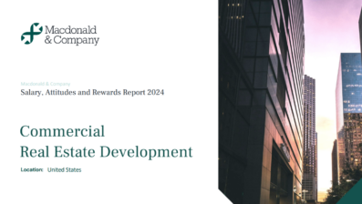 Salary Guide - Commercial Real Estate Development - US 2024 Cover Image